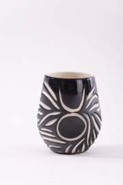 Black and White wine Cup